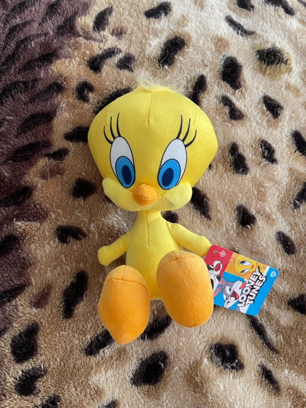 Warner Bros. Tweety Plush Toy - Yellow with Orange Feet